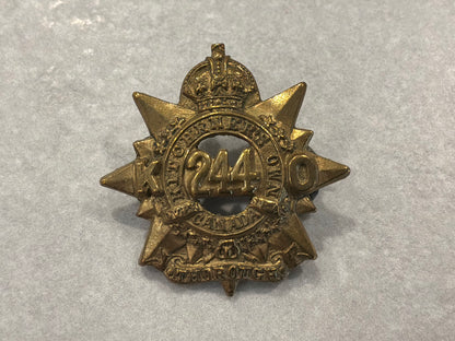 WW1 CEF 244th (Kitchener’s Own) Battalion sweetheart.