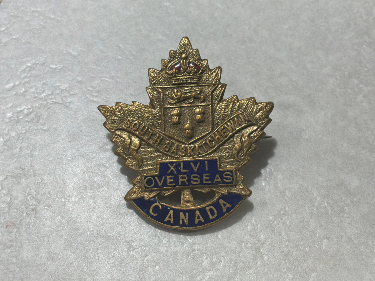 WW1 CEF 46th Battalion (South Saskatchewan) sweetheart.