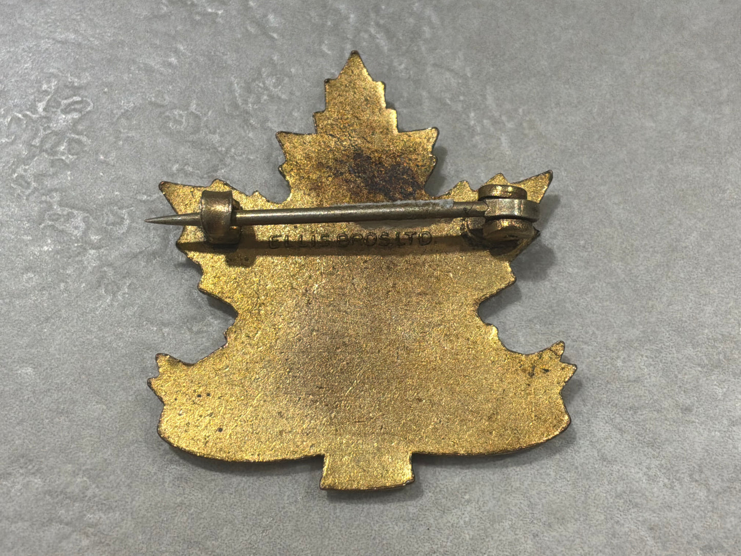 WW1 CEF 173rd Overseas Battalion sweetheart. By ELLIS BROS.