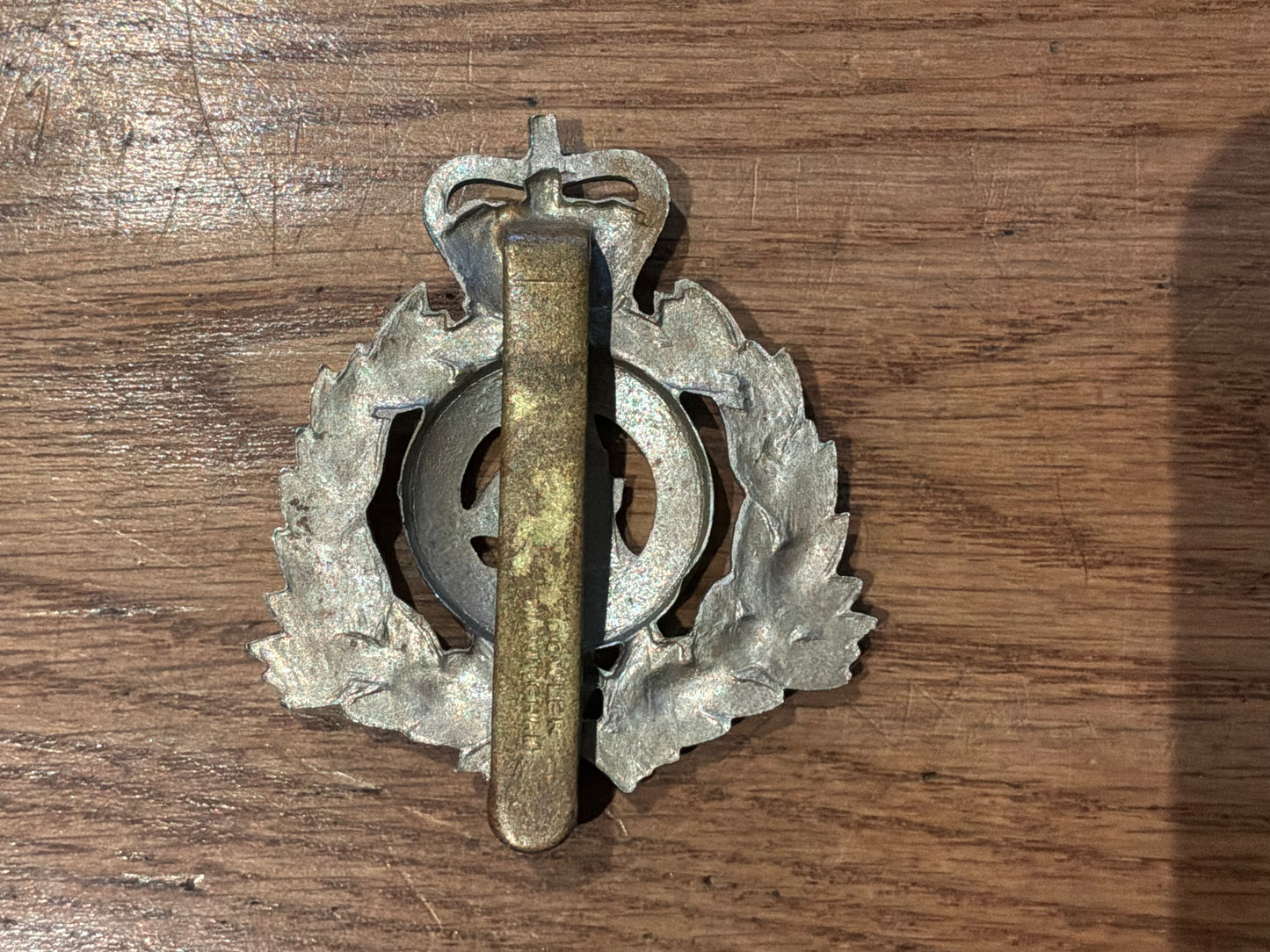 British Guiana Police cap badge by Dowler.Cica 1952-66