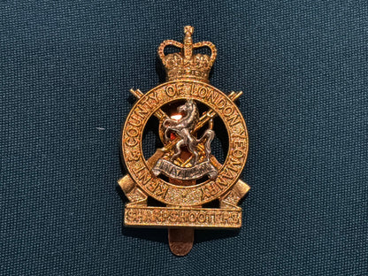 ‘C’ Squadron Kent & County of London Yeomanry cap badge.