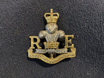 Royal Monmouthshire Royal Engineers (Militia) (TA) cap badge.