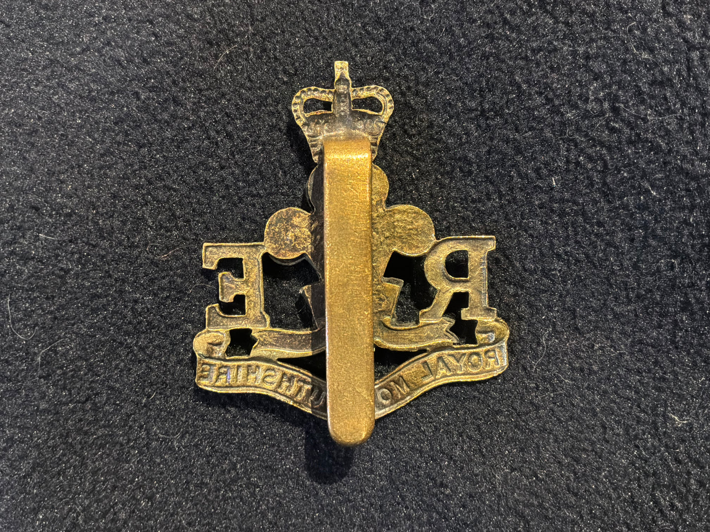 Royal Monmouthshire Royal Engineers (Militia) (TA) cap badge.