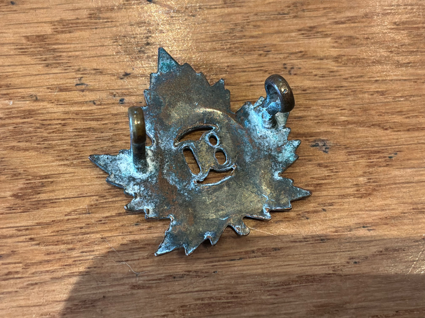 WW1 CEF 80th Battalion (Belleville) Collar Badge.
