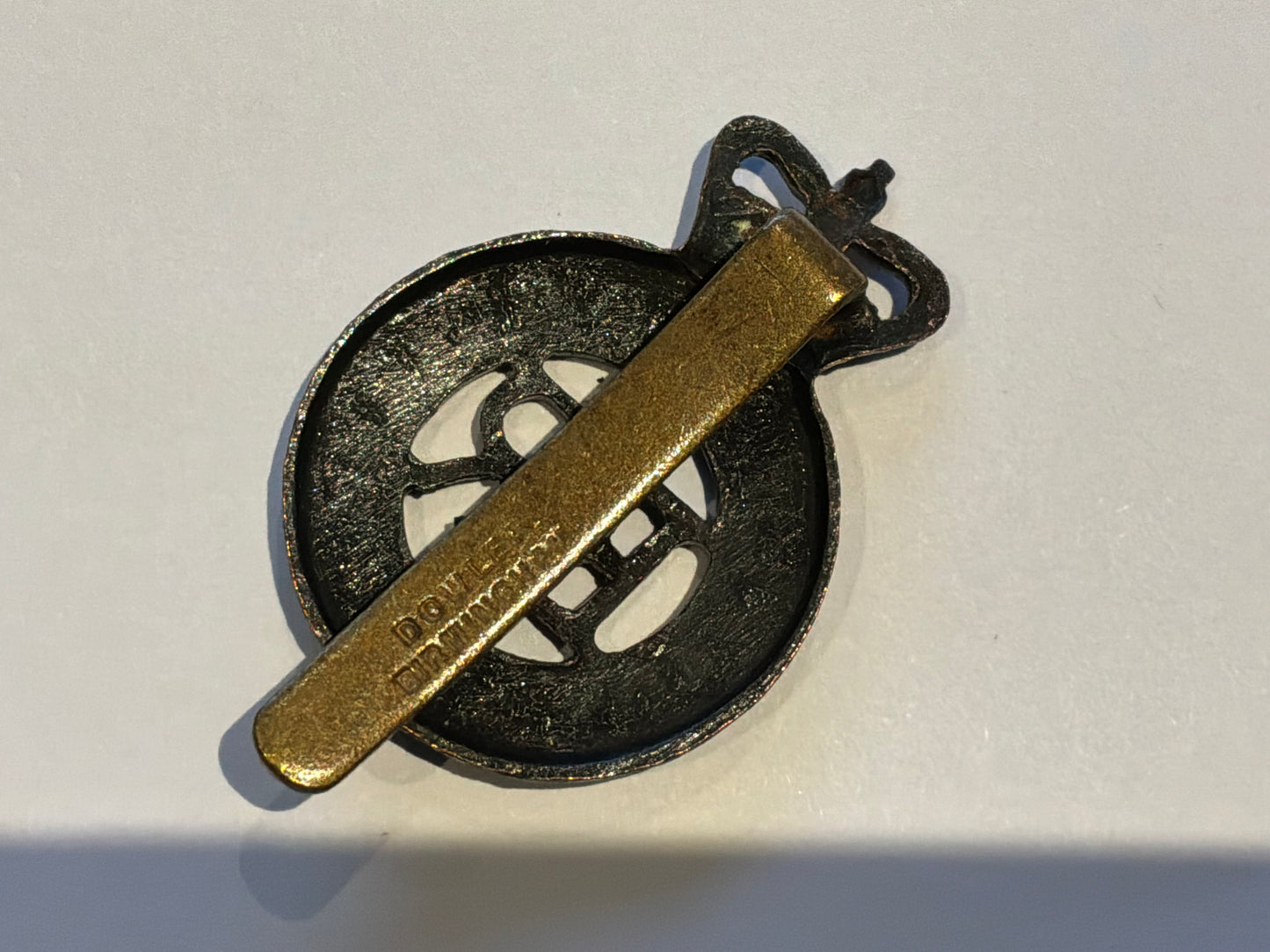 Post 1952 Royal Horse Guards cap badge by Dowler.