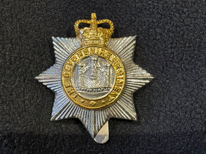 Anodised The Devonshire Regiment, gold & silver finish.