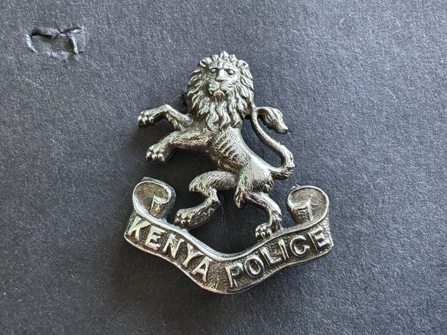 Kenya Police (Colonial era) officers rank collar badge.