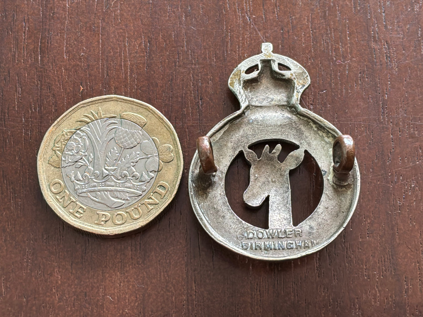 K/C Tanganyika Police cap badge by DOWLER.