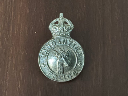 K/C Tanganyika Police cap badge (non voided version)
