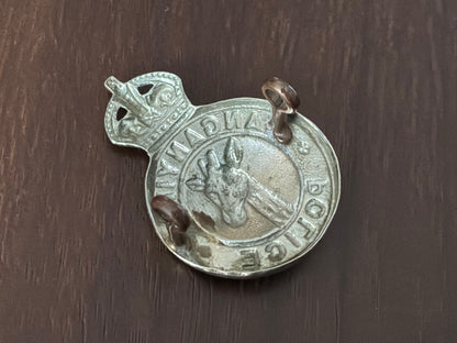 K/C Tanganyika Police cap badge (non voided version)