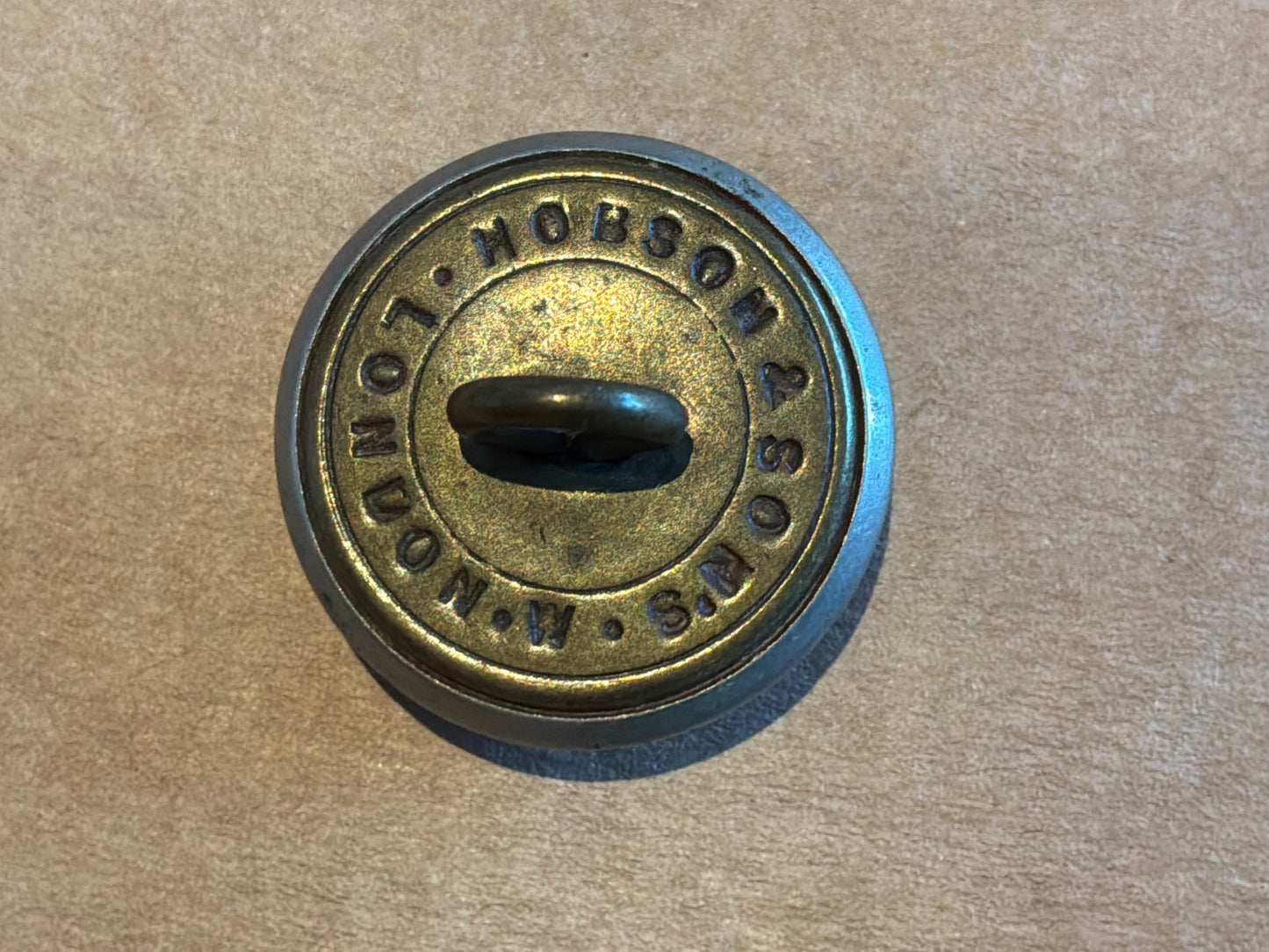 Q.V.C Volunteer Engineers 24mm w/m button by Hobson