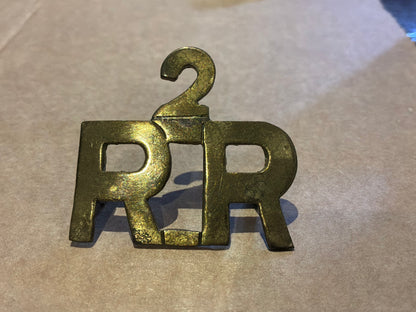 WW1 2nd Battalion, Rhodesia Regiment helmet badge