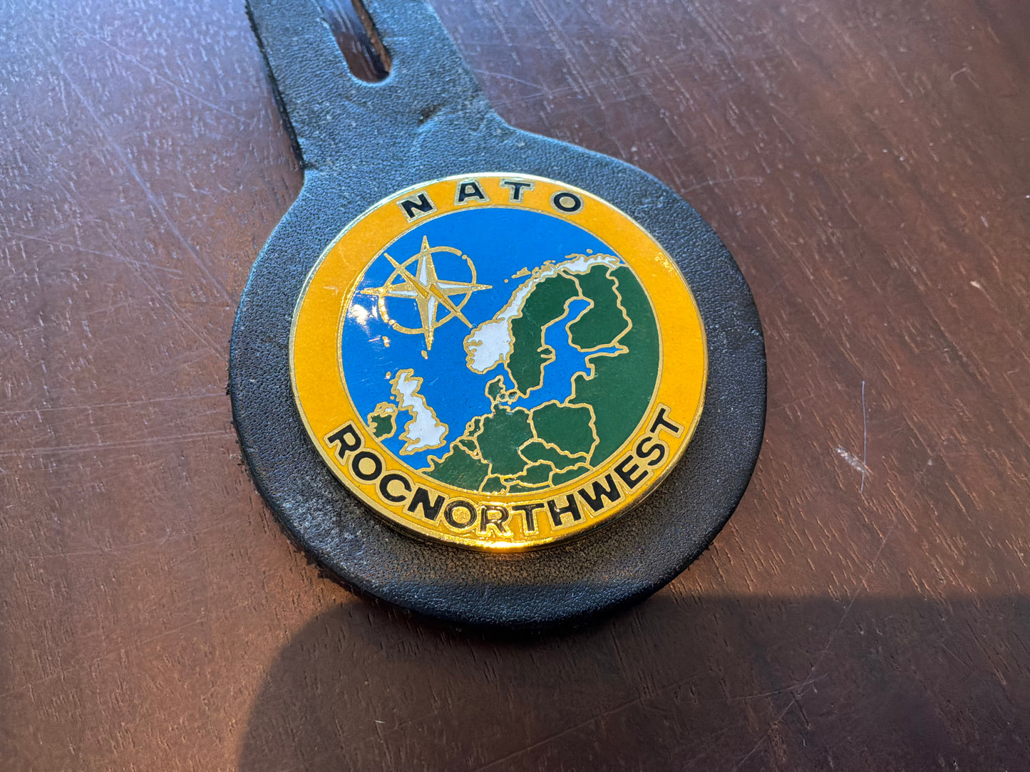 NATO Staff attached to ROCNORTHWEST breast badge.