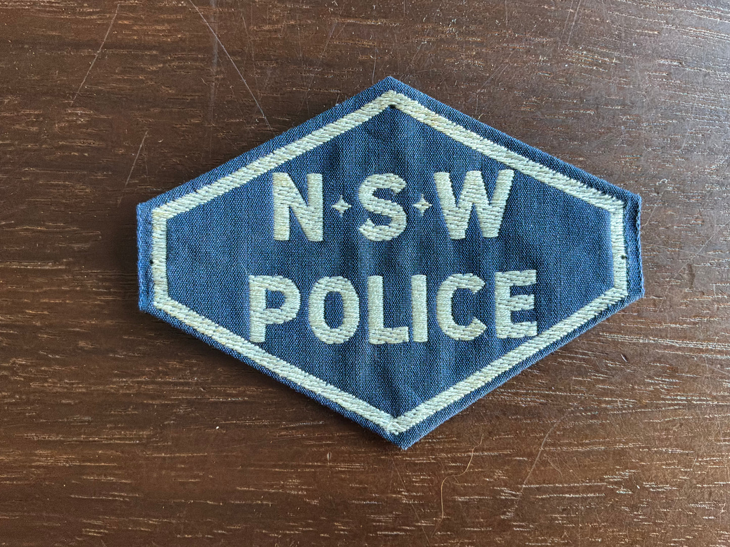 N.S.W Police Force shirt patch, worn circa 1940-80.