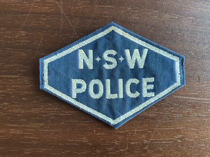 N.S.W Police Force shirt patch, worn circa 1940-80.