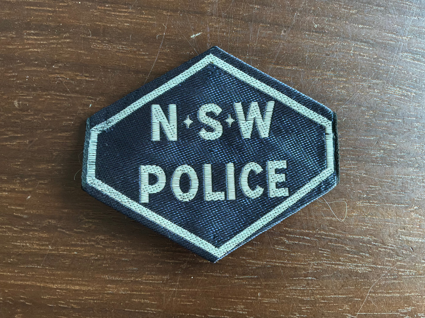 N.S.W Police Force shirt patch, worn circa 1940-80.