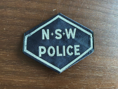 N.S.W Police Force shirt patch, worn circa 1940-80.