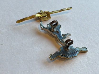Royal Army Signals Corps officers cap/beret badge by Gaunt.
