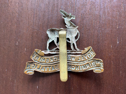 WW1 Royal Warwickshire Regiment, 2nd Birmingham Battalion cap badge.