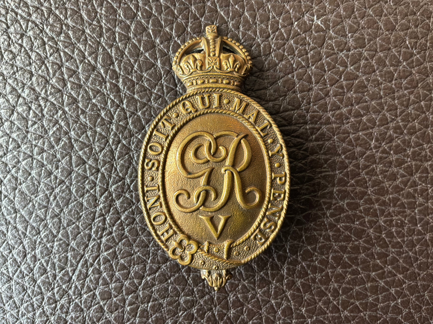 WW1 Household Battalion cap badge (1916 to 1918)