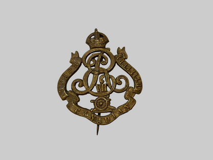 Edward VII Royal Canadian Artillery helmet badge 1902-10.