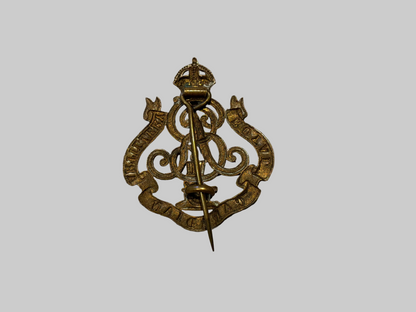 Edward VII Royal Canadian Artillery helmet badge 1902-10.