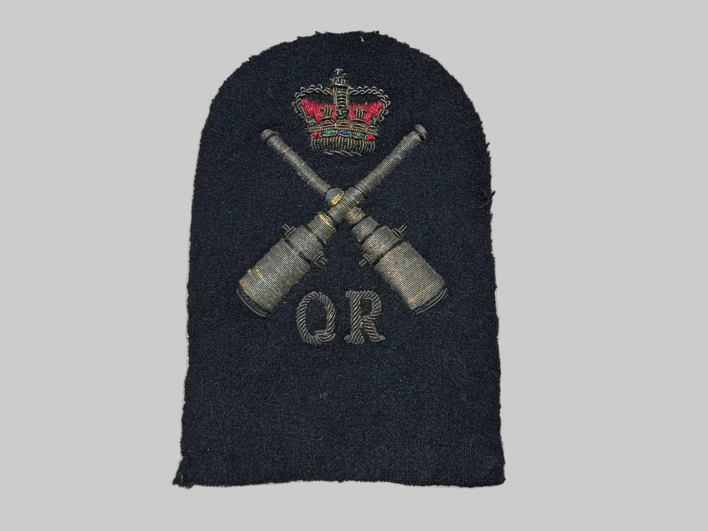 R.N Bullion, Quarters Rating trade badge, made by Griscti's of Valletta, Malta.
