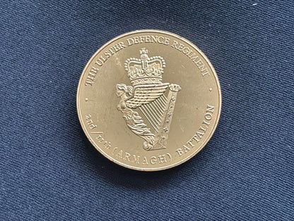 2nd/11th (County Armagh) Battalion U.D.R, 1992 boxed medallion.