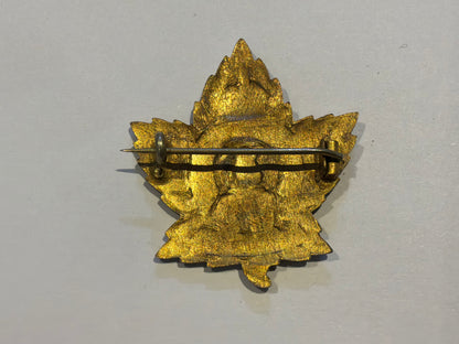 WW1 Canadian 172nd Battalion (Rocky Mountain Rangers) enamel sweetheart.
