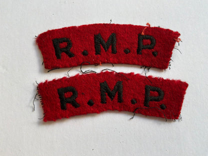 Royal Military Police (R.M.P) Cloth Shoulder Titles