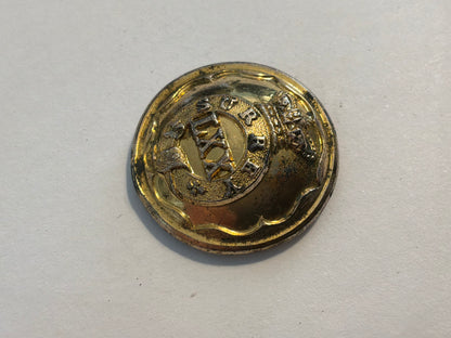 70th (Surrey) Regiment of Foot, officer's large gilt button circa 1840-1875.