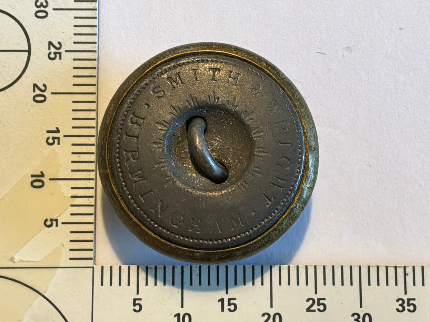 The 6th Dragoon Guards (Carabiniers) ORs button  1855-1870