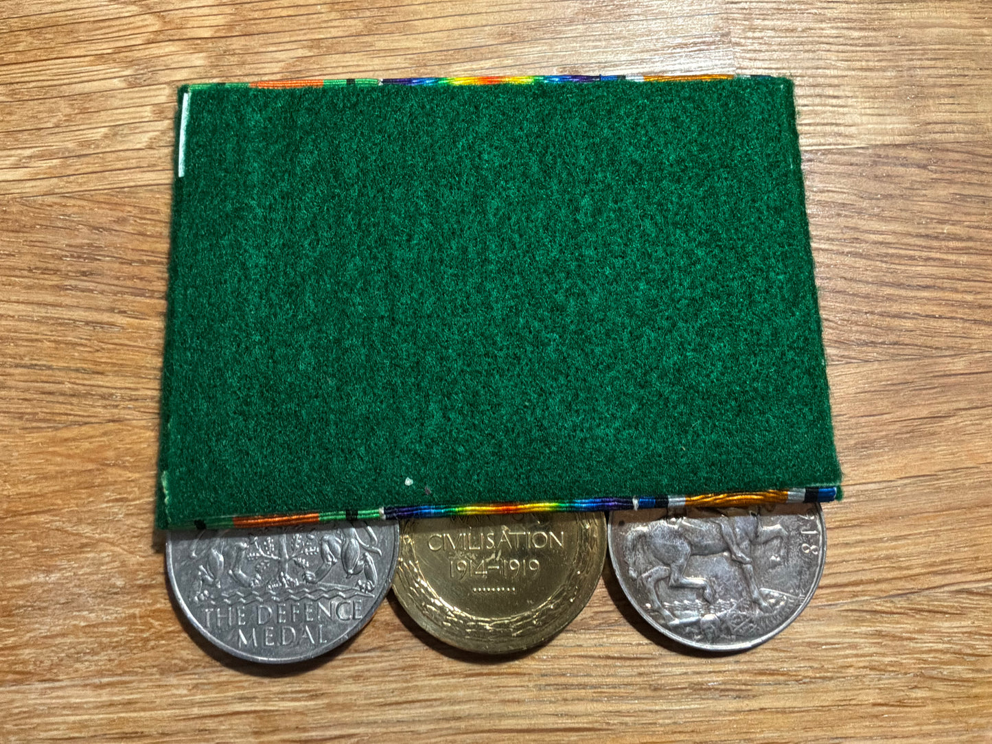 WW1 Medals; Rifleman Ernest Weaver, King's Royal Rifle Corps.