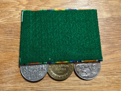 WW1 Medals; Rifleman Ernest Weaver, King's Royal Rifle Corps.