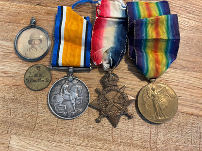 WW1 Trio; 1922 Gnr W. Lee R.F.A. (Served in Eygpt)