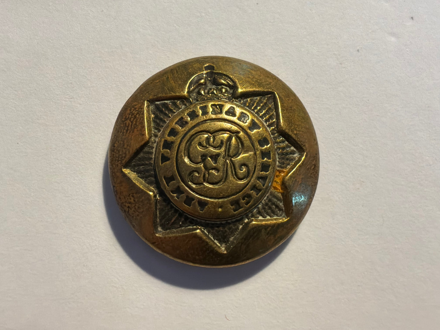 WW1 Army Veterinary Service button by Stephen Simpson
