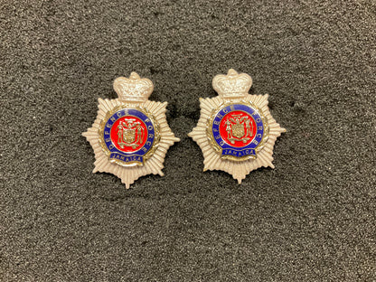 Jamaica Defence Force officers collar badges