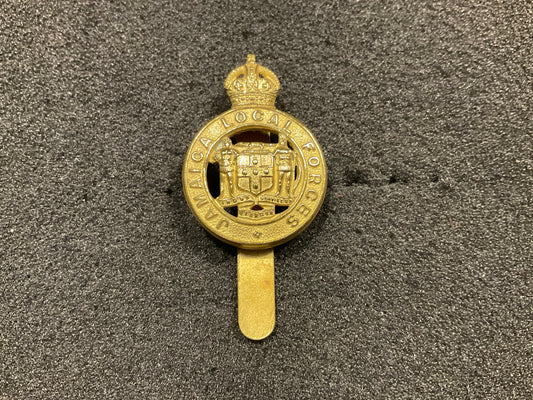 Jamaica Local Forces brass cap badge circa 1906–1932