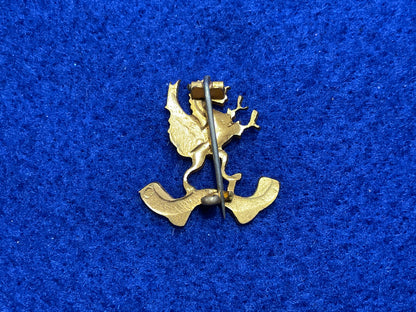 Post 1920 Royal Welch Fusiliers gilt sweetheart badge