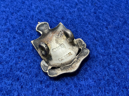 Pre 1952 K/C Bermuda Police Senior Officers silver collar badge