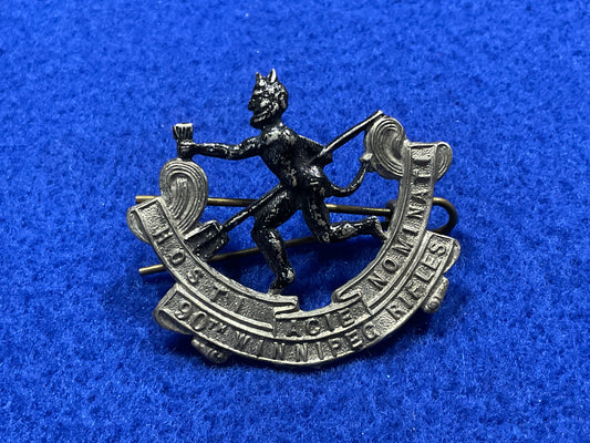 Pre WW1 Canadian 90th Winnipeg Rifles cap badge circa 1912