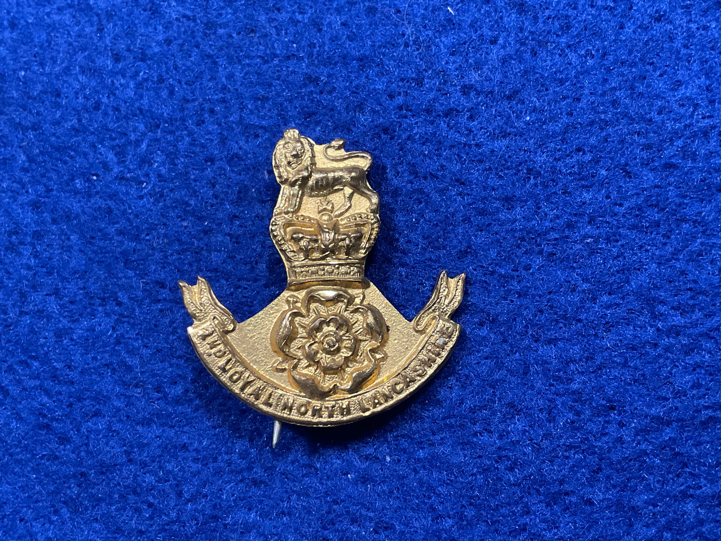 QVC 2nd Loyal North Lancashire gilt sweetheart