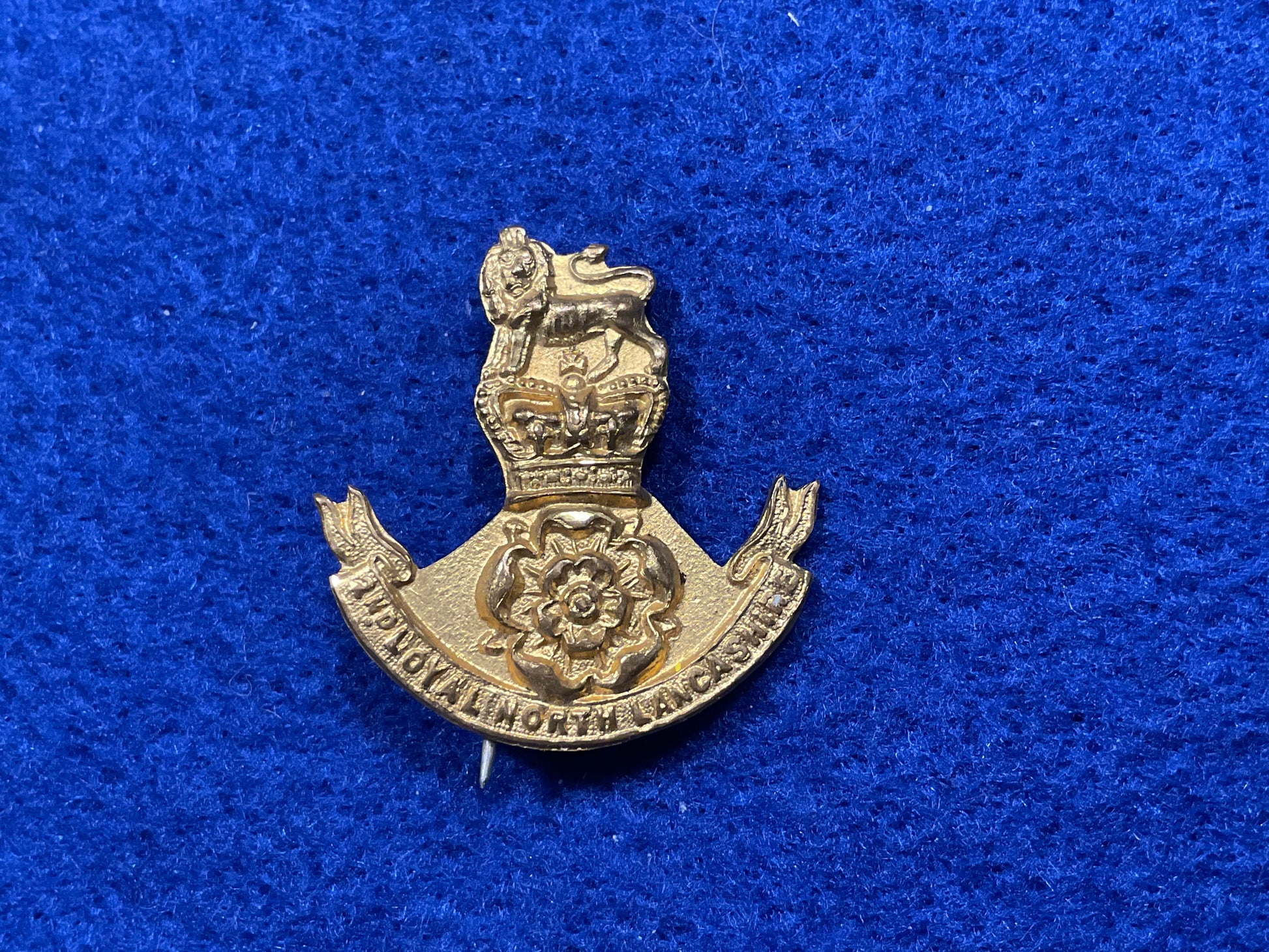 QVC 2nd Loyal North Lancashire gilt sweetheart