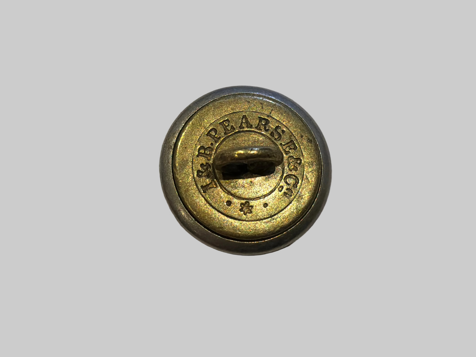 QVC 3rd Volunteer Battalion Devonshire Regt 18mm button by PEARSE back