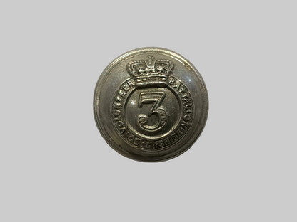 QVC 3rd Volunteer Battalion Devonshire Regt 18mm button by PEARSE front