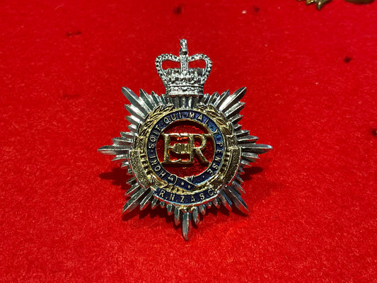 R.N.Z.A.S.C PRE 1979 anodised cap badge