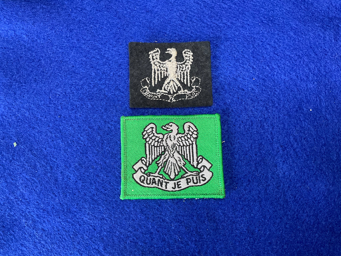 Stonyhurst College CCF cloth badges front