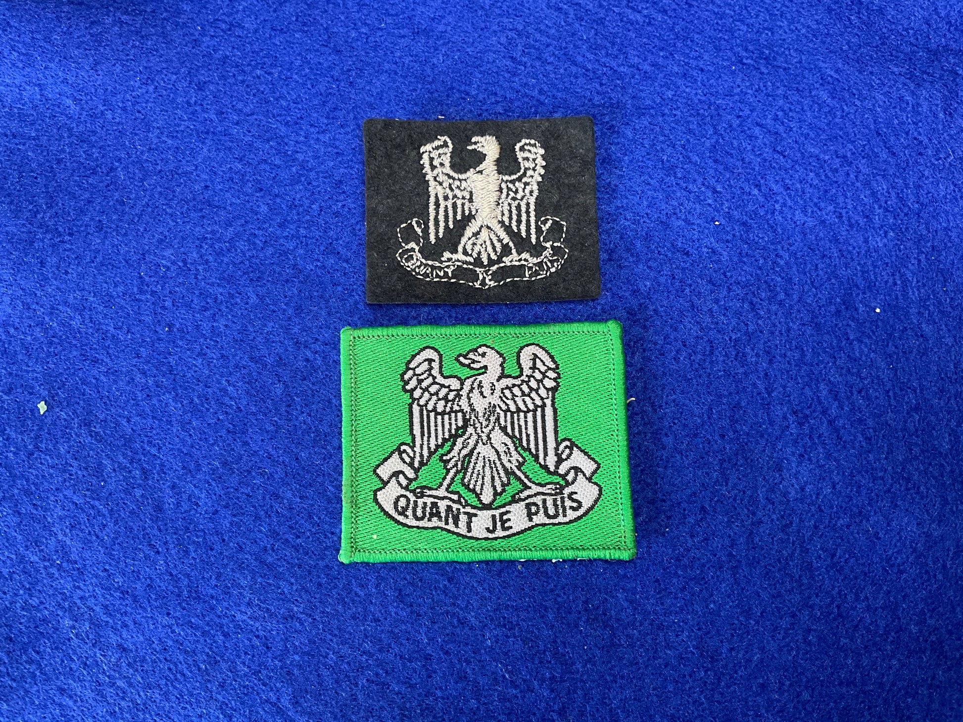 Stonyhurst College CCF cloth badges front