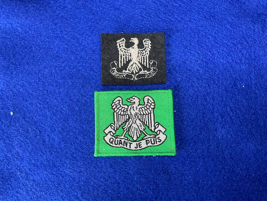 Stonyhurst College CCF cloth badges front