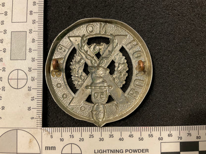 The 50th Gordon Highlanders of Canada cap/glengarry badge back